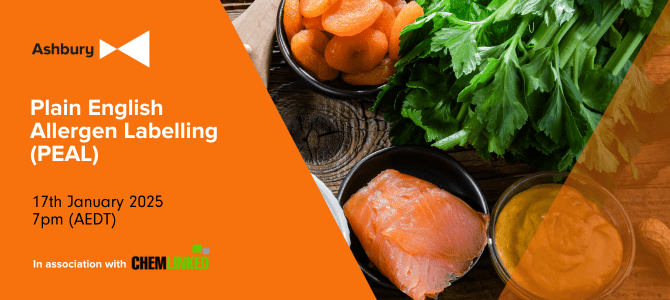 Australia New Zealand Plain English Allergen Labelling PEAL Compliance Requirements